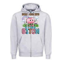 Heather Grey your anxiety is a lying bitch Zipper Hoodie - LillyAllenDesigns