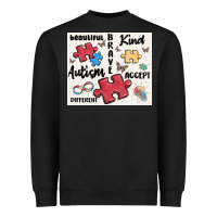 Black autism Heavyweight Sweatshirt - MaliasSmallBusiness
