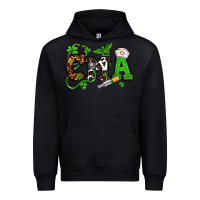 Black St. Patrick's Day CMA Urban Hoodie - OliviaCreatesArt
