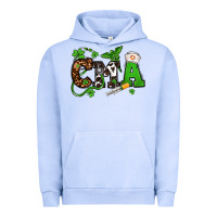 Pigment Grape Ice St. Patrick's Day CMA Urban Hoodie - OliviaCreatesArt