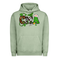 Pigment Oil Green St. Patrick's Day CMA Urban Hoodie - OliviaCreatesArt