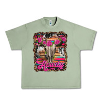 Oil Green howdy valentine's day bull skull Urban Heavy Tee - Jasminsmagicworld