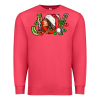Cardinal Joy with woman Premium Sweatshirt - NancyCooperArtShop