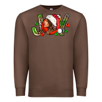 Chestnut Joy with woman Premium Sweatshirt - NancyCooperArtShop