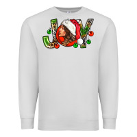 Dove Grey Joy with woman Premium Sweatshirt - NancyCooperArtShop