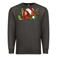 Smoke Joy with woman Premium Sweatshirt - NancyCooperArtShop