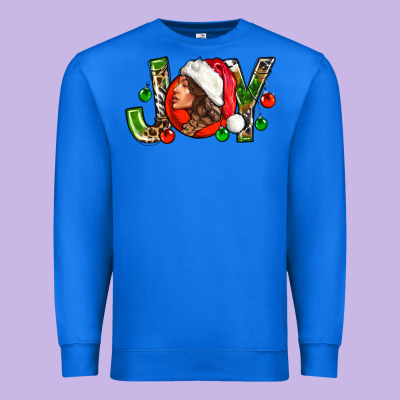 Joy With Woman Premium Sweatshirt Designed By Nancycooperartshop