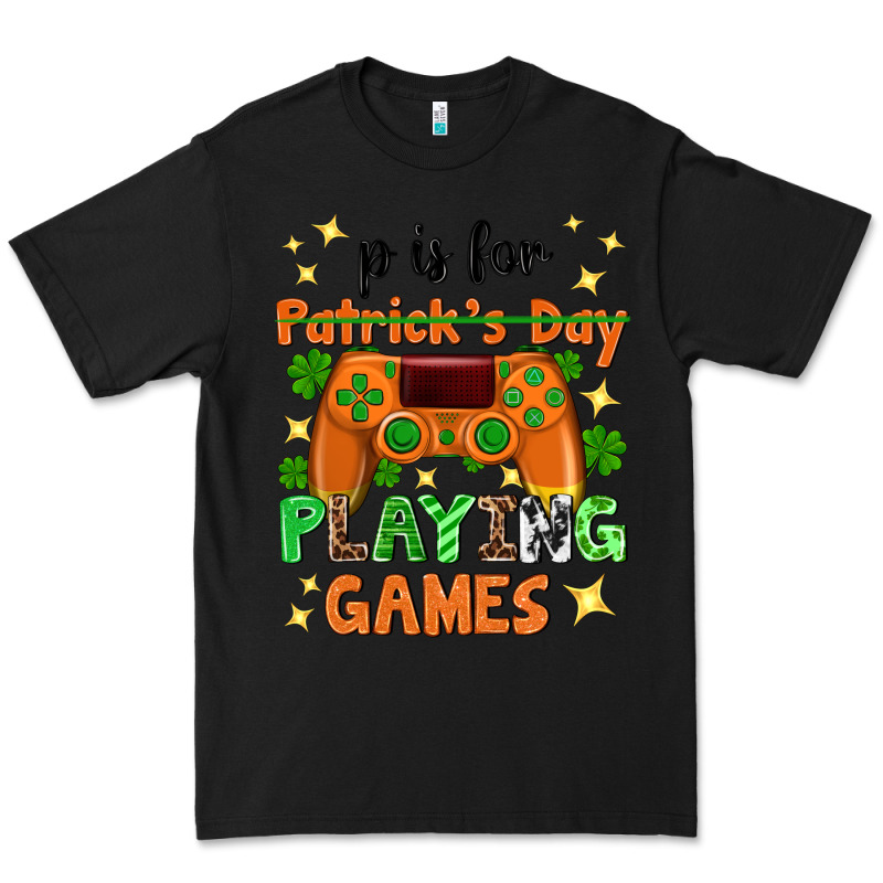 P Is Patrick's Day Playing Games Premium Tee by Neo Western | Teevron