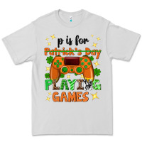 Dove Grey P is Patrick's Day playing games Premium Tee - Neo Western