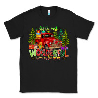 Black it's The Most Wonderful Time of the year Classic Tee - CowhideDigitalArt
