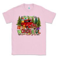 Bubblegum Pink it's The Most Wonderful Time of the year Classic Tee - CowhideDigitalArt