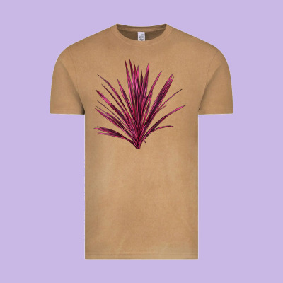 Pink Cordyline Vintage Tee Designed By Lillyallendesigns