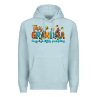 Blue Mist customized this grandma loves her little pumpkins Premium Hoodie - texasbilliewilder