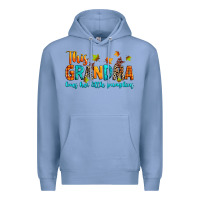 Colony Blue customized this grandma loves her little pumpkins Premium Hoodie - texasbilliewilder