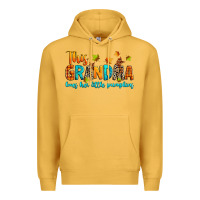 Mustard customized this grandma loves her little pumpkins Premium Hoodie - texasbilliewilder