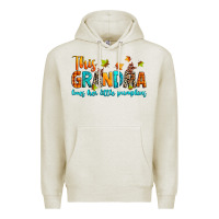 Oatmeal Heather customized this grandma loves her little pumpkins Premium Hoodie - texasbilliewilder