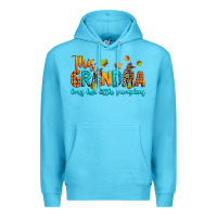 Ocean Blue customized this grandma loves her little pumpkins Premium Hoodie - texasbilliewilder