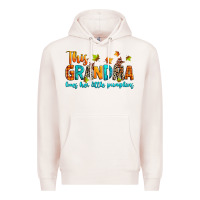 Pale Pink customized this grandma loves her little pumpkins Premium Hoodie - texasbilliewilder