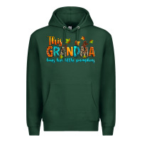 Sports Green customized this grandma loves her little pumpkins Premium Hoodie - texasbilliewilder