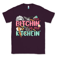 Plum no bitchin in my kitchin Classic Tee - MaliasSmallBusiness