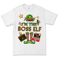 White im the boss elf Premium Tee - FaDigitalArtStudio