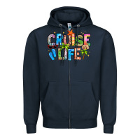 Navy cruise life Zipper Hoodie - LillyAllenDesigns
