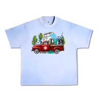 Grape Ice lvn nurse truck with cactus and sunflowers Urban Heavy Tee - AdoDesignShop