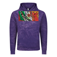 Cloud Purple mexico flag cowhide leopard sunflower and roses licanse  plate Vintage Hoodie - Artiststas