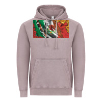 Vintage Zinc mexico flag cowhide leopard sunflower and roses licanse  plate Vintage Hoodie - Artiststas