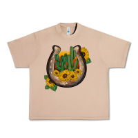 Burro western horseshoe sunflower cactus Urban Heavy Tee - BarkalooDesign