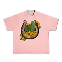 Salmon western horseshoe sunflower cactus Urban Heavy Tee - BarkalooDesign