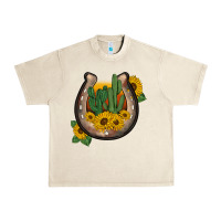 Sandshell western horseshoe sunflower cactus Urban Heavy Tee - BarkalooDesign