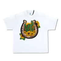 White western horseshoe sunflower cactus Urban Heavy Tee - BarkalooDesign