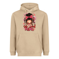 Mushroom one loved mama messy bun Heavyweight Hoodie - texasbilliewilder