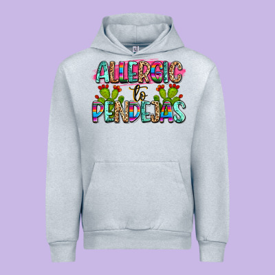 Allergic To Pendejas Mexico Urban Hoodie Designed By Fadigitalartstudio