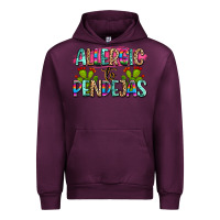 Mauve Wine Allergic to pendejas mexico Urban Hoodie - FaDigitalArtStudio
