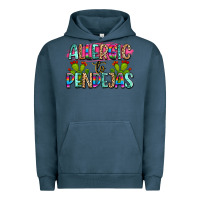 Pigment Midnight Navy Allergic to pendejas mexico Urban Hoodie - FaDigitalArtStudio