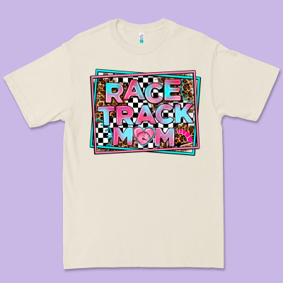 Race Track Mom Premium Tee Designed By Adodesignshop