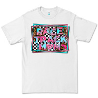 White race track mom Premium Tee - AdoDesignShop