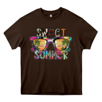 Chocolate Brown sweet summer Heavy Core Tee - SublimationCraftShop