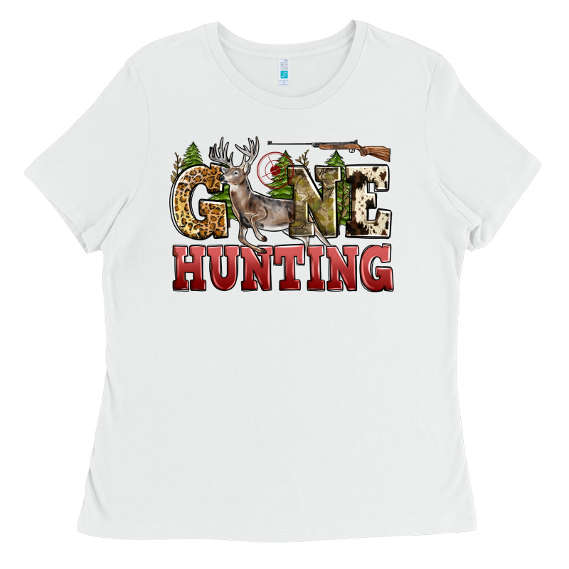 Gone Hunting Ladies Tee by Zillion Design Studio | Teevron