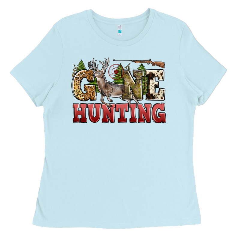 Gone Hunting Ladies Tee by Zillion Design Studio | Teevron