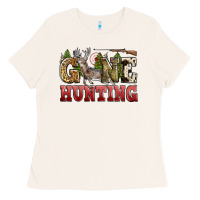 Bone gone hunting Ladies Tee - Zillion Design Studio