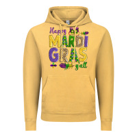 Vintage Mustard happy mardi gras y'all Vintage Hoodie - AdoDesignShop