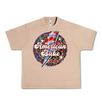 Burro Western American Babe Patriotic Urban Heavy Tee - LillyAllenDesigns