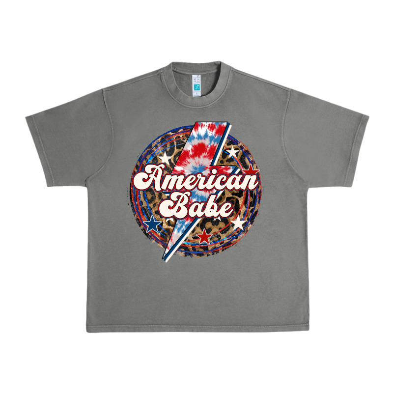 Western American Babe Patriotic Urban Heavy Tee by LillyAllenDesigns | Teevron