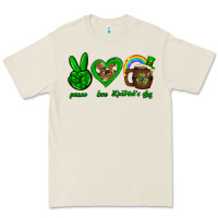 Peace Love Luck St. Patrick's Day Premium Tee | Teevron