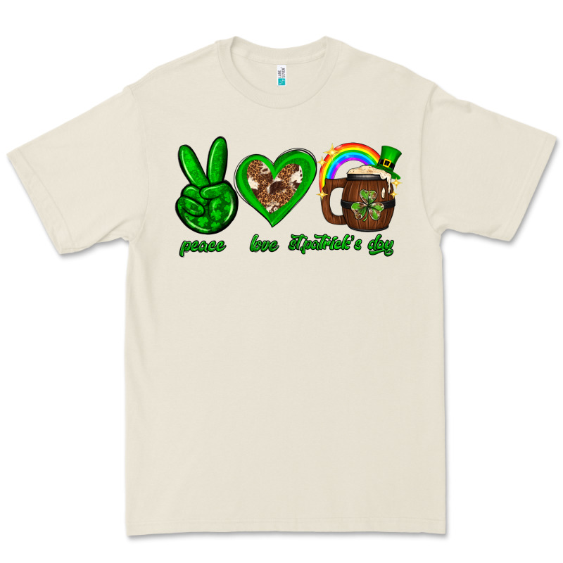 Peace Love Luck St. Patrick's Day Premium Tee by Neo Western | Teevron