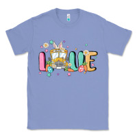 Colony Blue love school bus Classic Tee - MaliasSmallBusiness