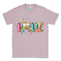 Lilac love school bus Classic Tee - MaliasSmallBusiness